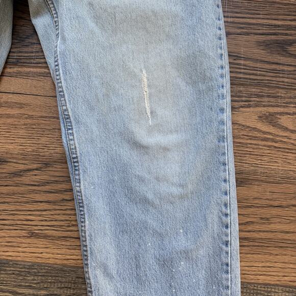 Vintage Levi’s 560 Loose Fit Tapered Jeans 36x32 Made in Canada Light Wash 90s - Picture 13 of 16